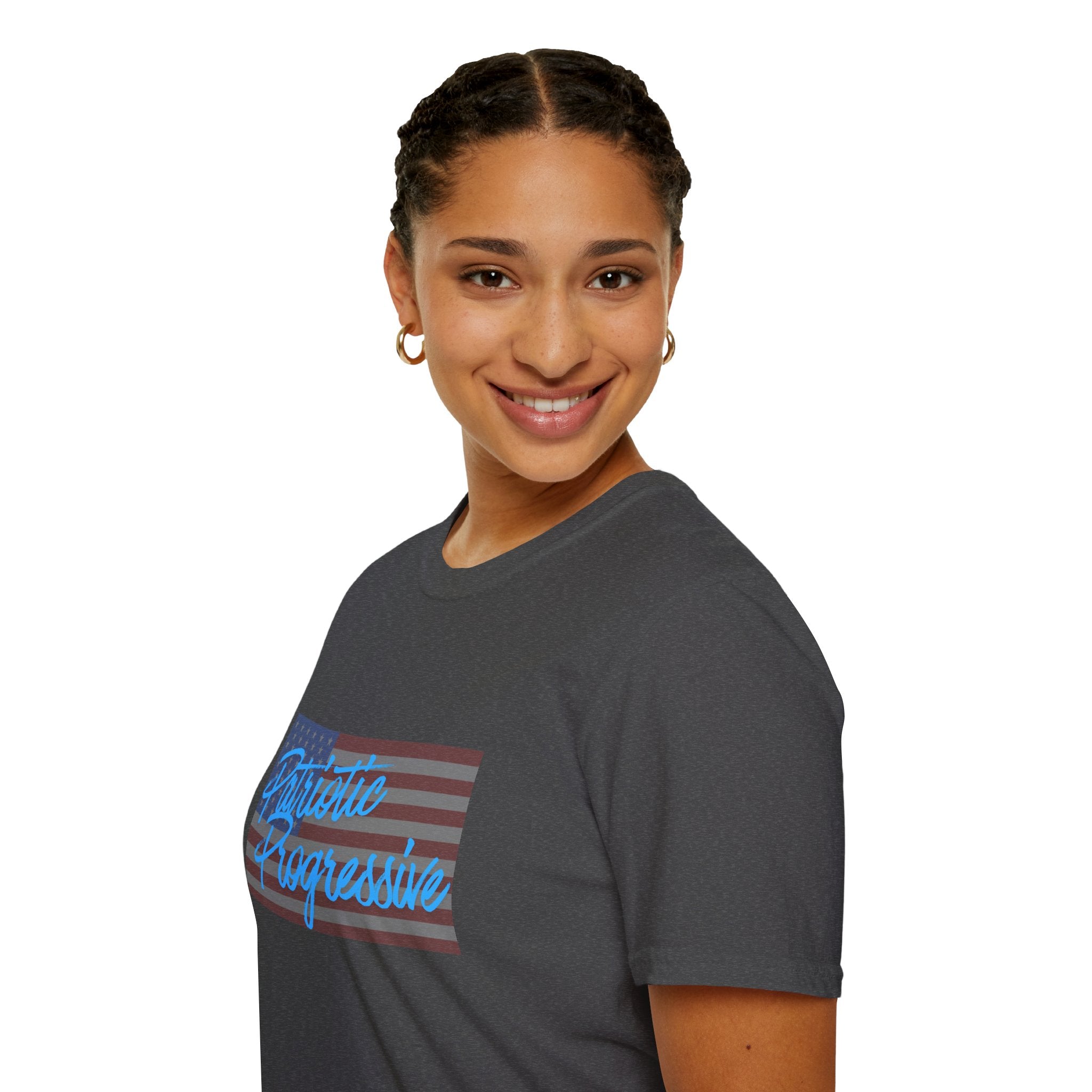 Patriotic Progressive T-Shirt — “Protect Our Planet” Environmental Activist Tee