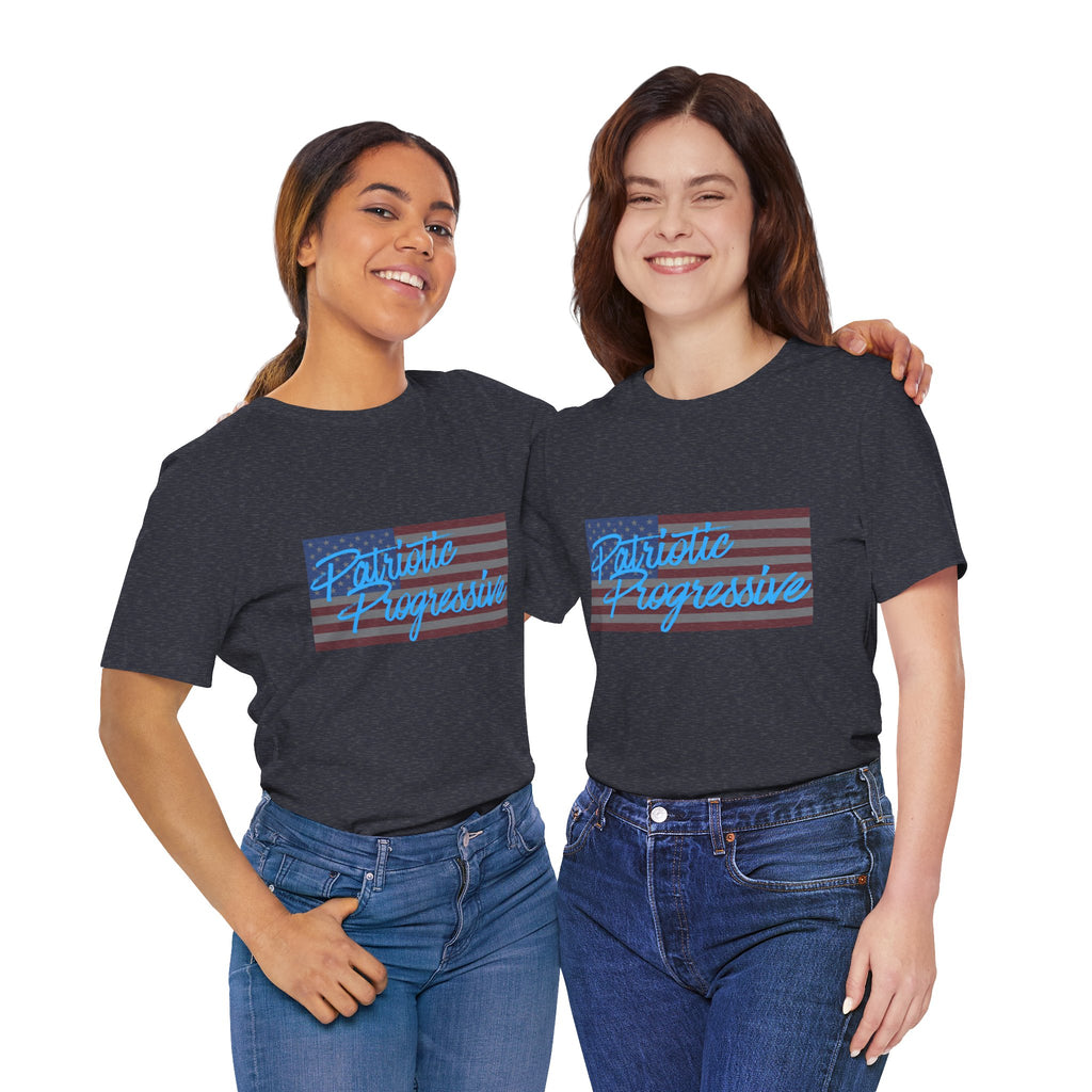 Patriotic Progressive Tee — "We Have More In Common Than You Think, Leftists Love This Country Too" Graphic T-Shirt