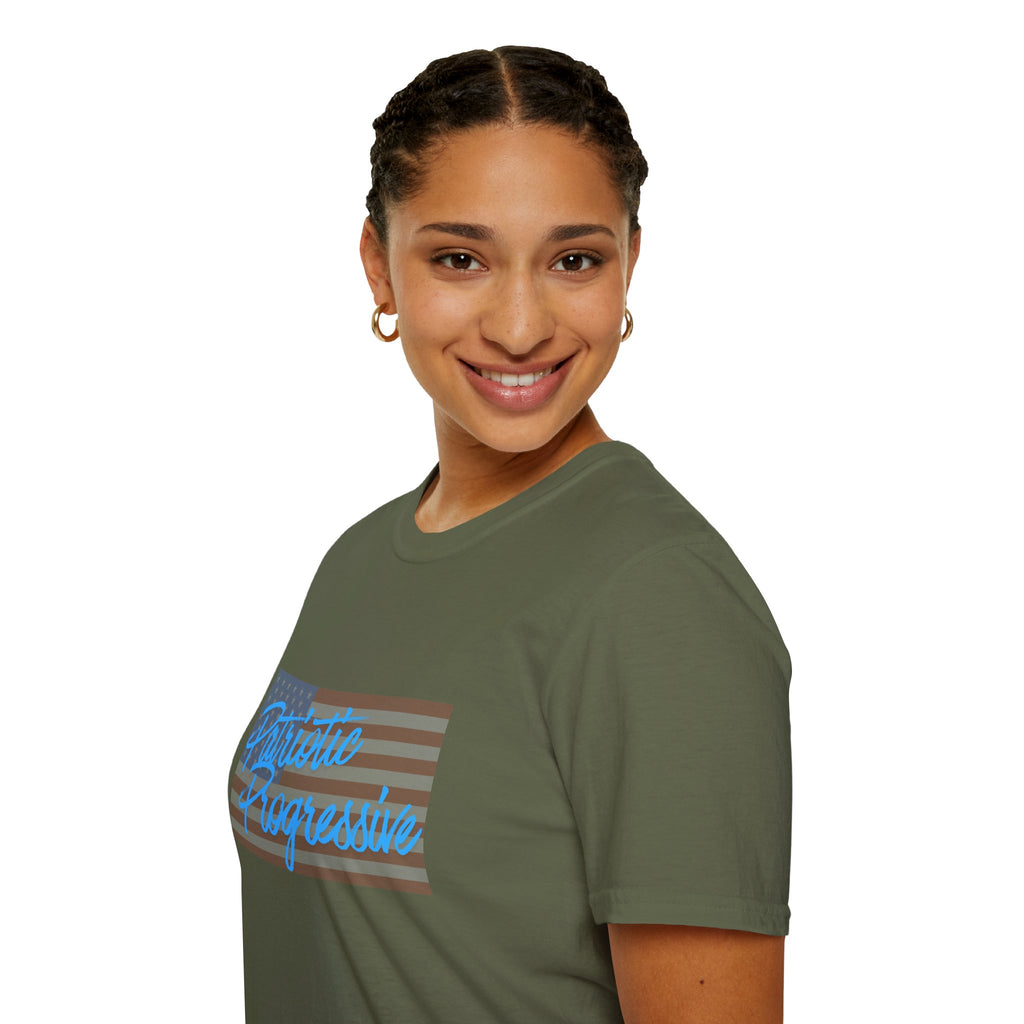 Patriotic Progressive T-Shirt — “Protect Our Planet” Environmental Activist Tee