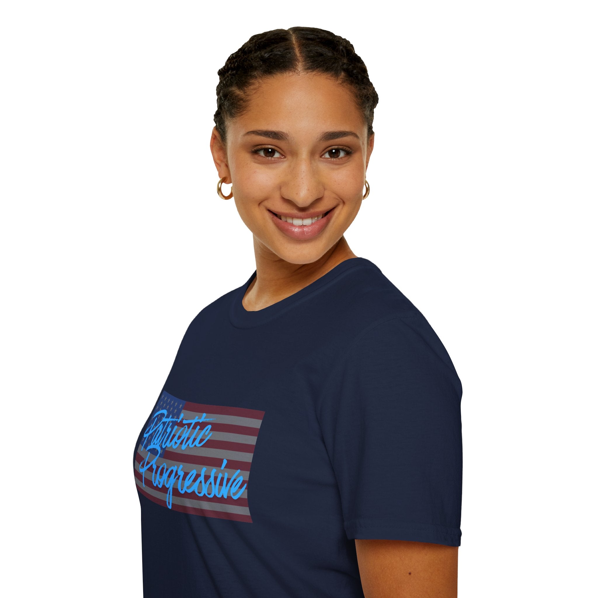 Patriotic Progressive T-Shirt — “Protect Our Planet” Environmental Activist Tee