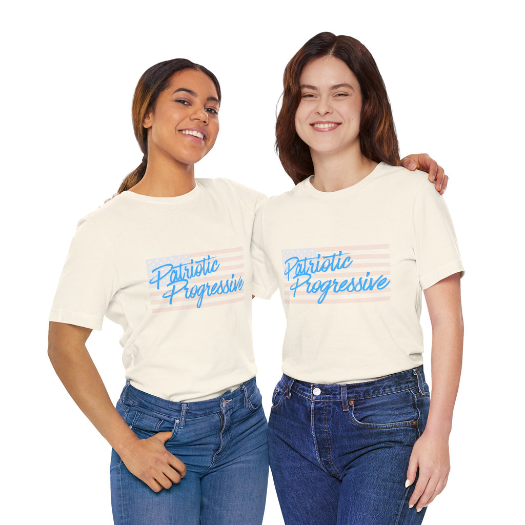 Patriotic Progressive Tee — "We Have More In Common Than You Think, Leftists Love This Country Too" Graphic T-Shirt