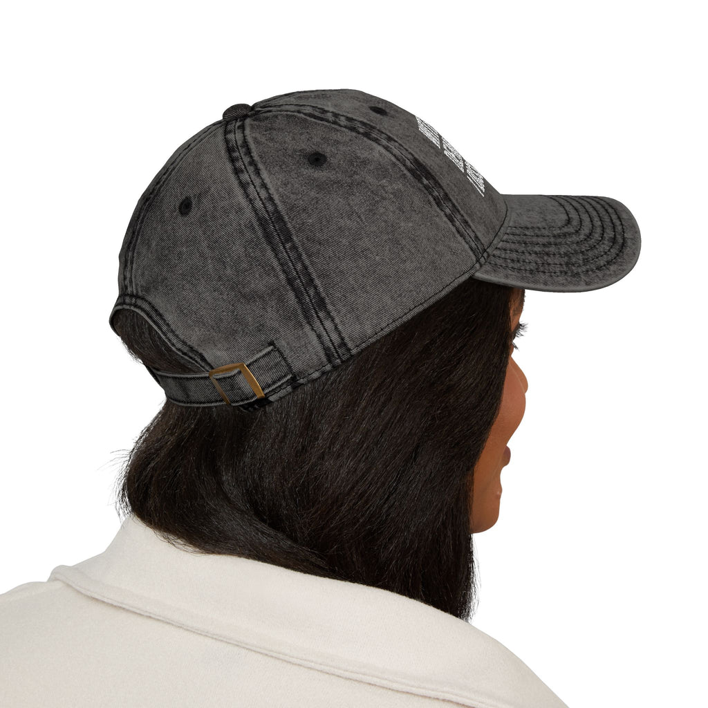 Embroidered Vintage Cap — "With Fear for Our Democracy, I Dissent"
