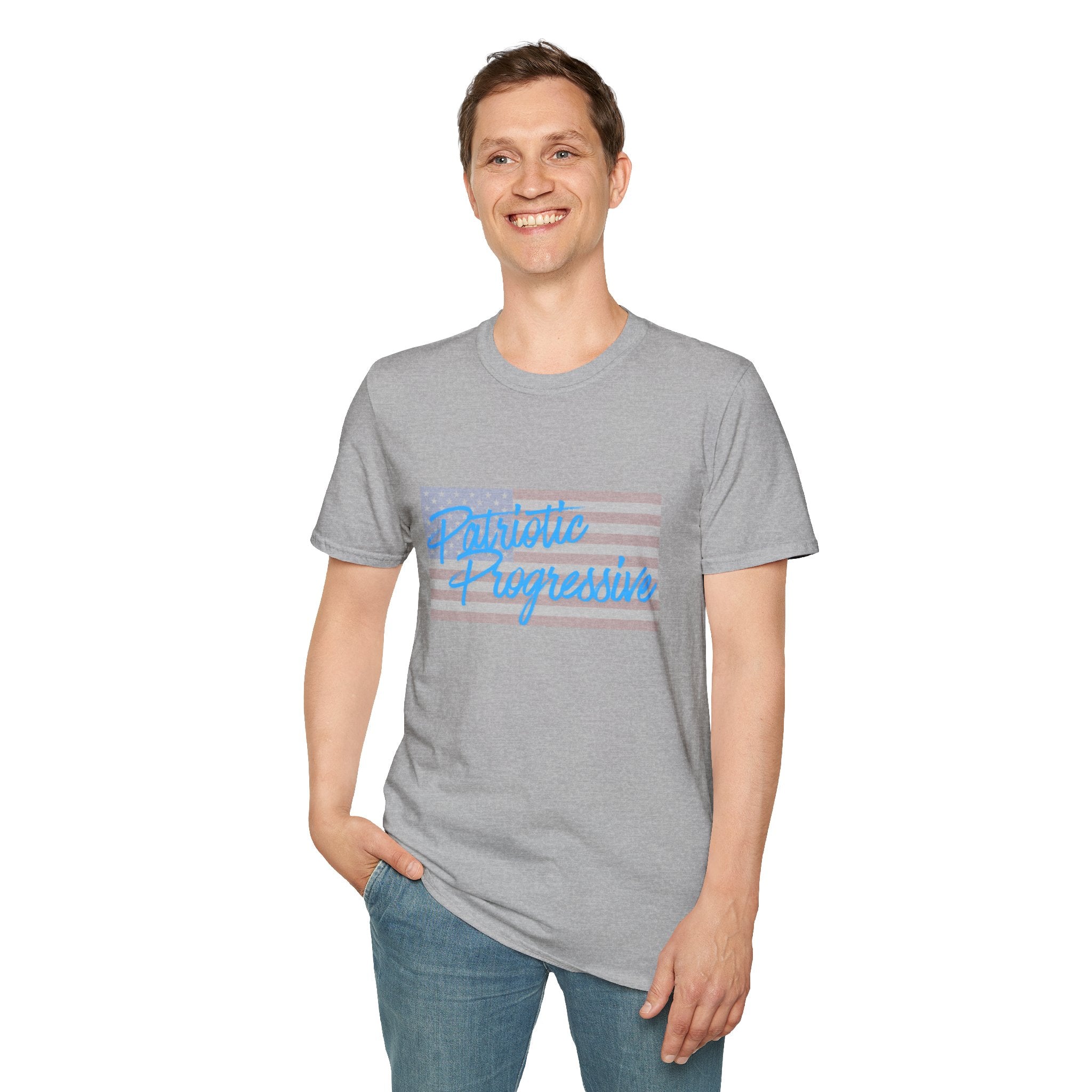 Patriotic Progressive T-Shirt — “Protect Our Planet” Environmental Activist Tee
