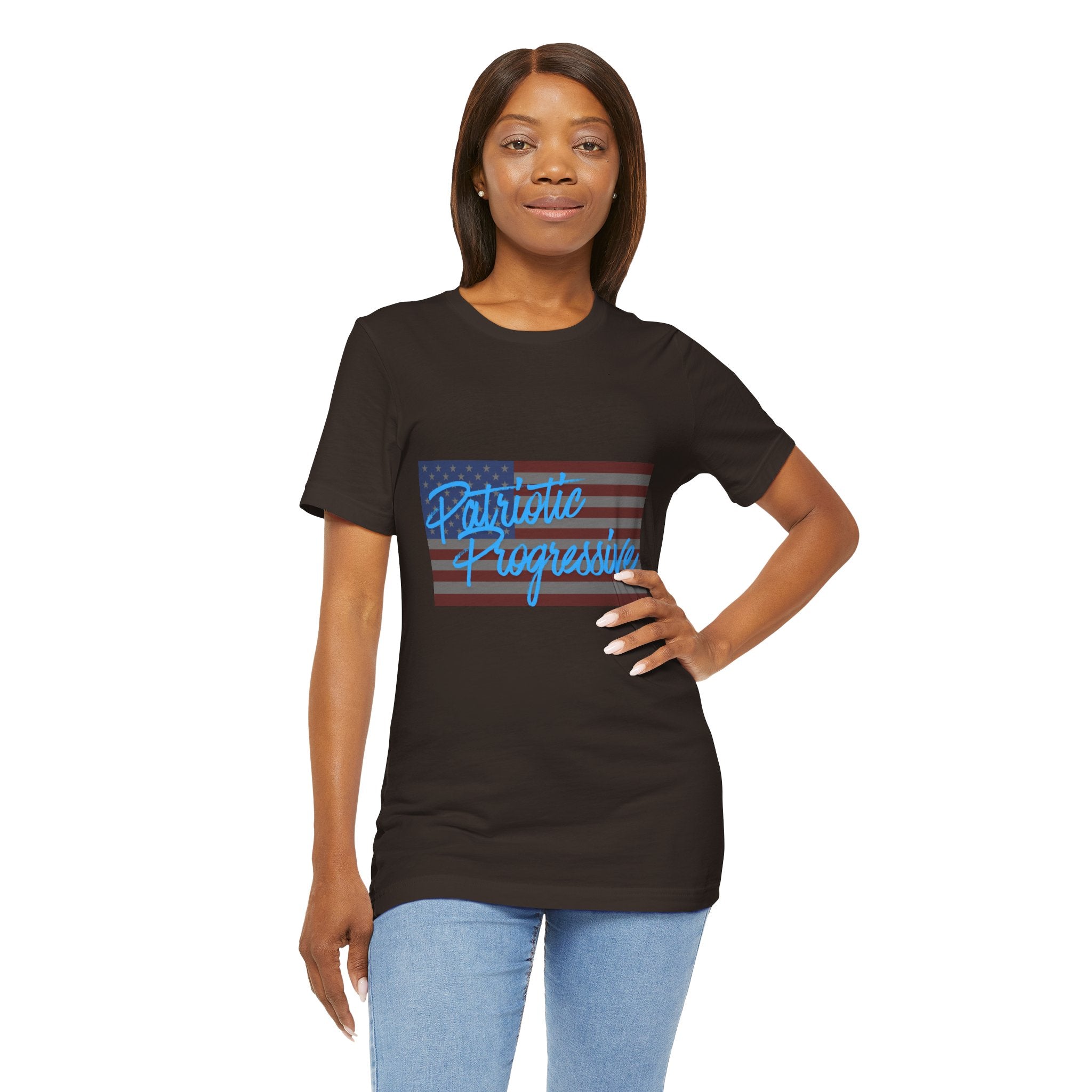 Patriotic Progressive Tee — "We Have More In Common Than You Think, Leftists Love This Country Too" Graphic T-Shirt