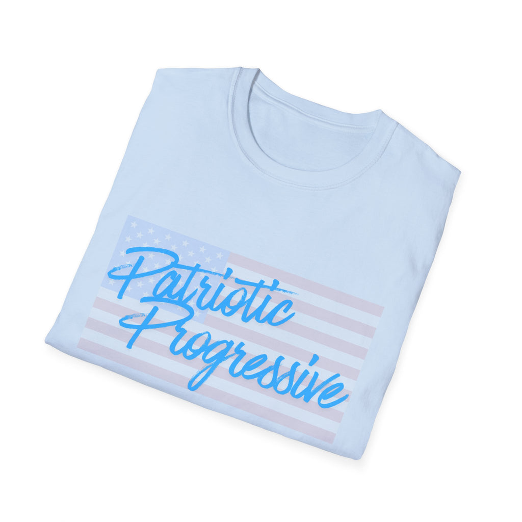 Patriotic Progressive / Armed Leftists Graphic T‑Shirt – Pro‑Gun Control Progressive Political Tee
