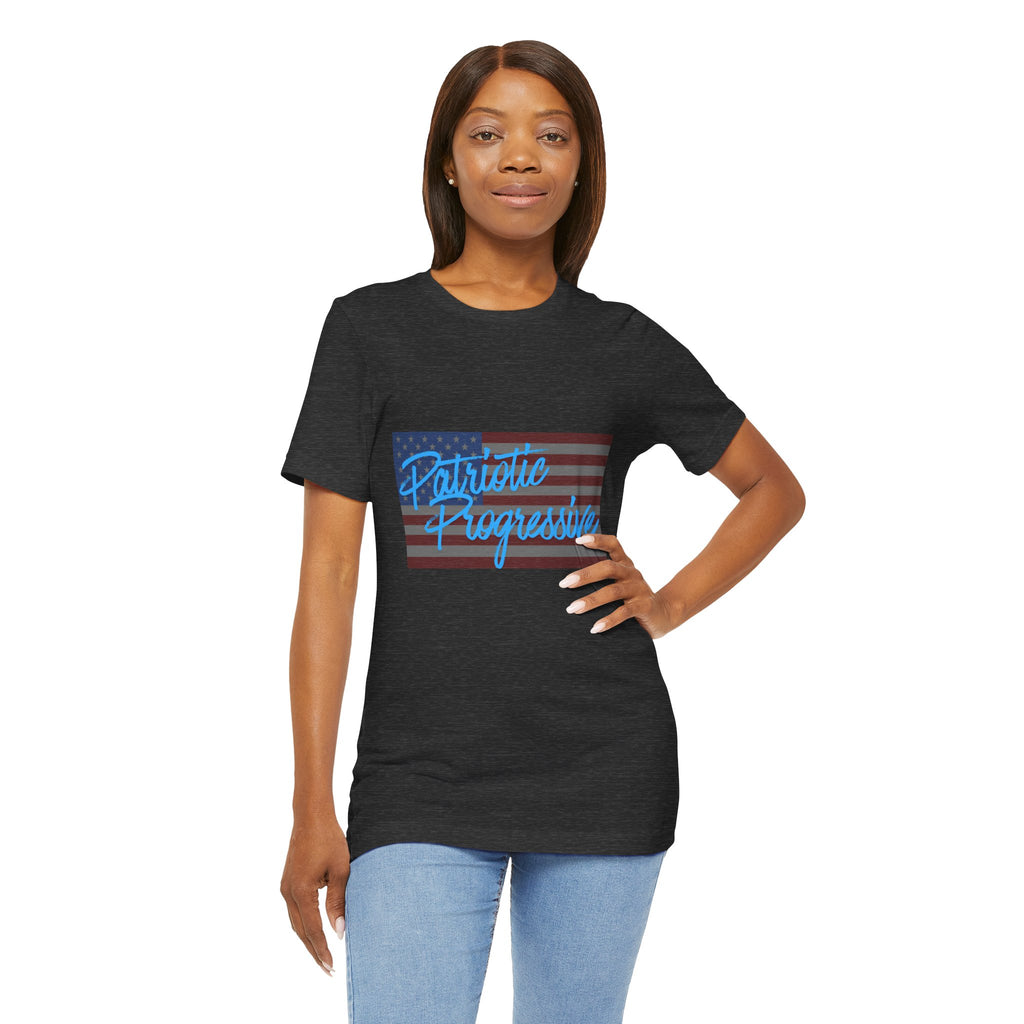 Patriotic Progressive Tee — "We Have More In Common Than You Think, Leftists Love This Country Too" Graphic T-Shirt