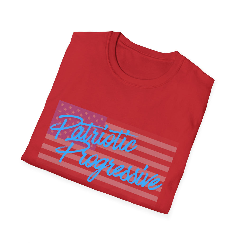 Patriotic Progressive / Armed Leftists Graphic T‑Shirt – Pro‑Gun Control Progressive Political Tee