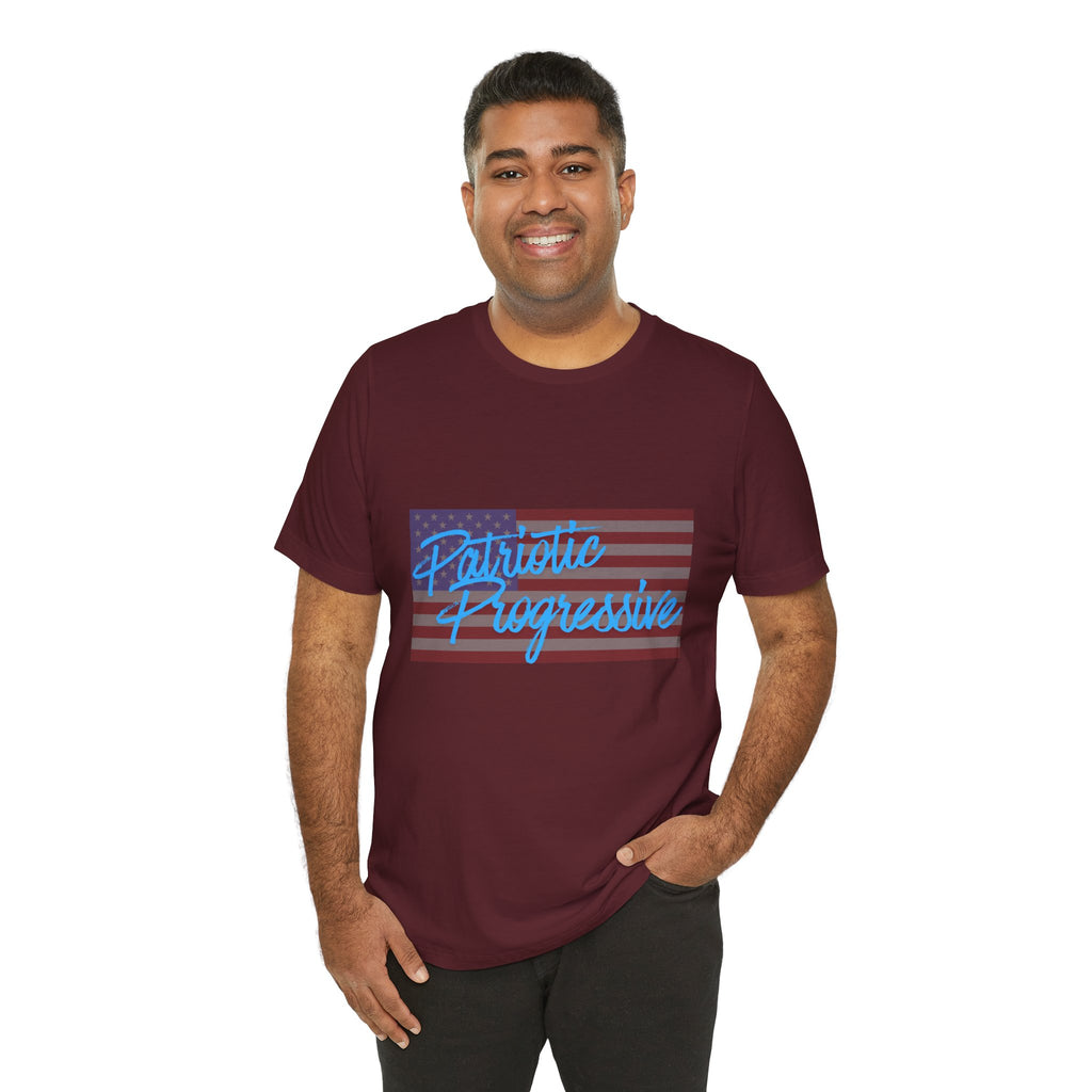 Patriotic Progressive Tee — "We Have More In Common Than You Think, Leftists Love This Country Too" Graphic T-Shirt