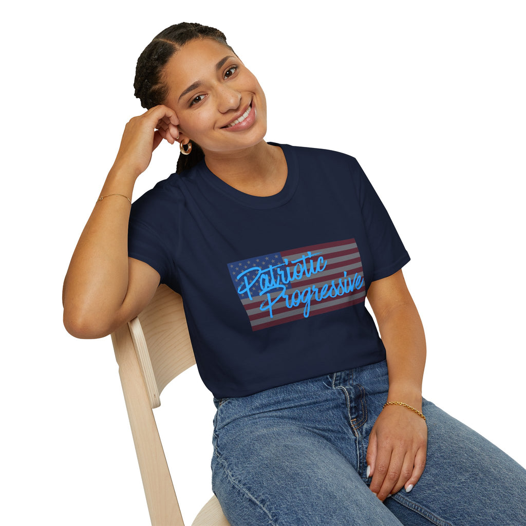 Patriotic Progressive T-Shirt — “Protect Our Planet” Environmental Activist Tee