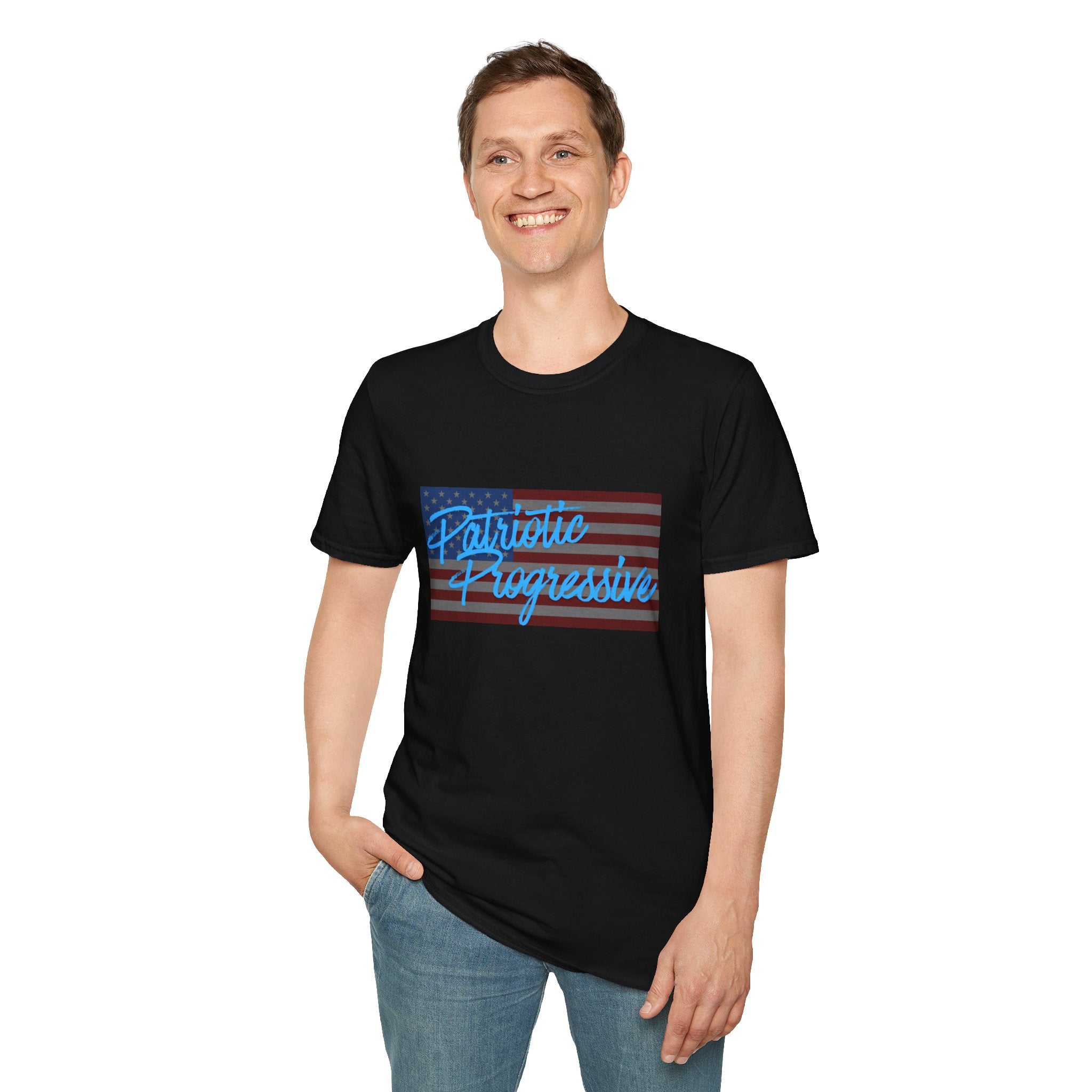 Patriotic Progressive T-Shirt — “Protect Our Planet” Environmental Activist Tee
