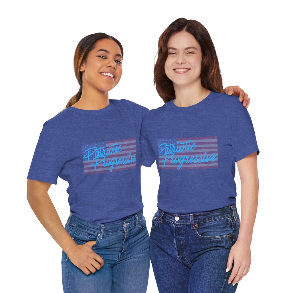 Patriotic Progressive Tee — "We Have More In Common Than You Think, Leftists Love This Country Too" Graphic T-Shirt