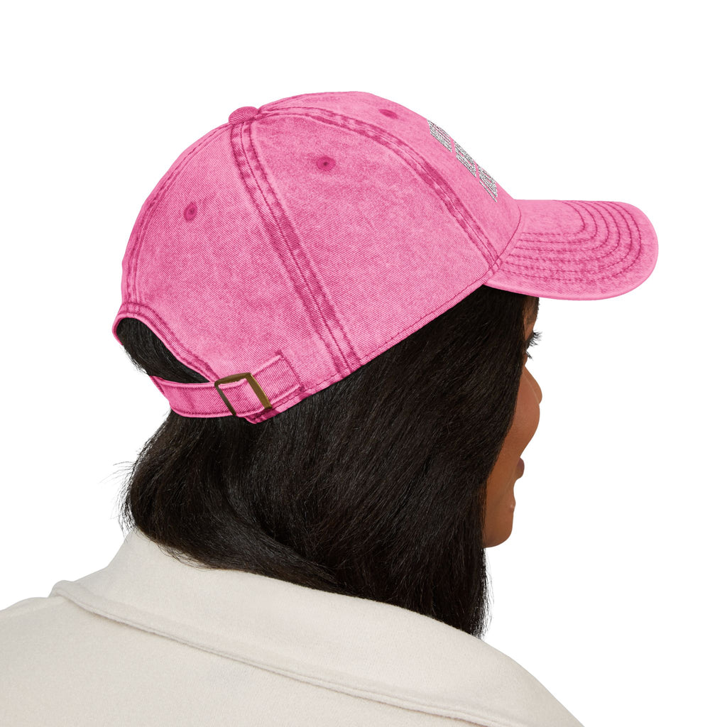 Embroidered Vintage Cap — "With Fear for Our Democracy, I Dissent"