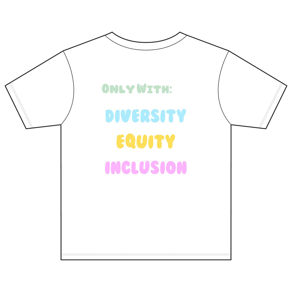 Kids "Brighter Days Ahead" Tee — Diversity, Equity & Inclusion Pastel Youth T-Shirt
