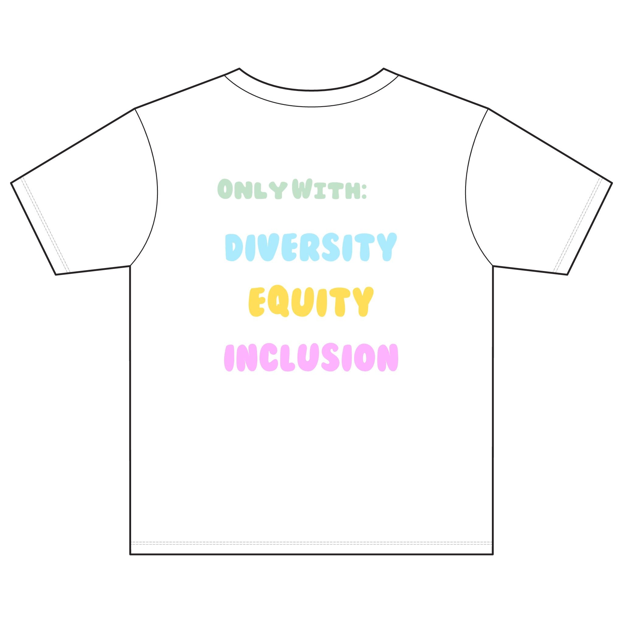 Kids "Brighter Days Ahead" Tee — Diversity, Equity & Inclusion Pastel Youth T-Shirt