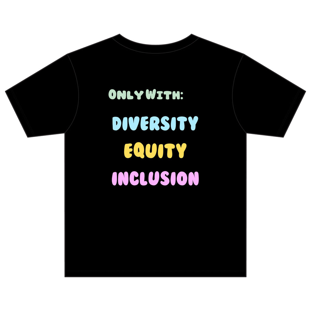 Kids "Brighter Days Ahead" Tee — Diversity, Equity & Inclusion Pastel Youth T-Shirt