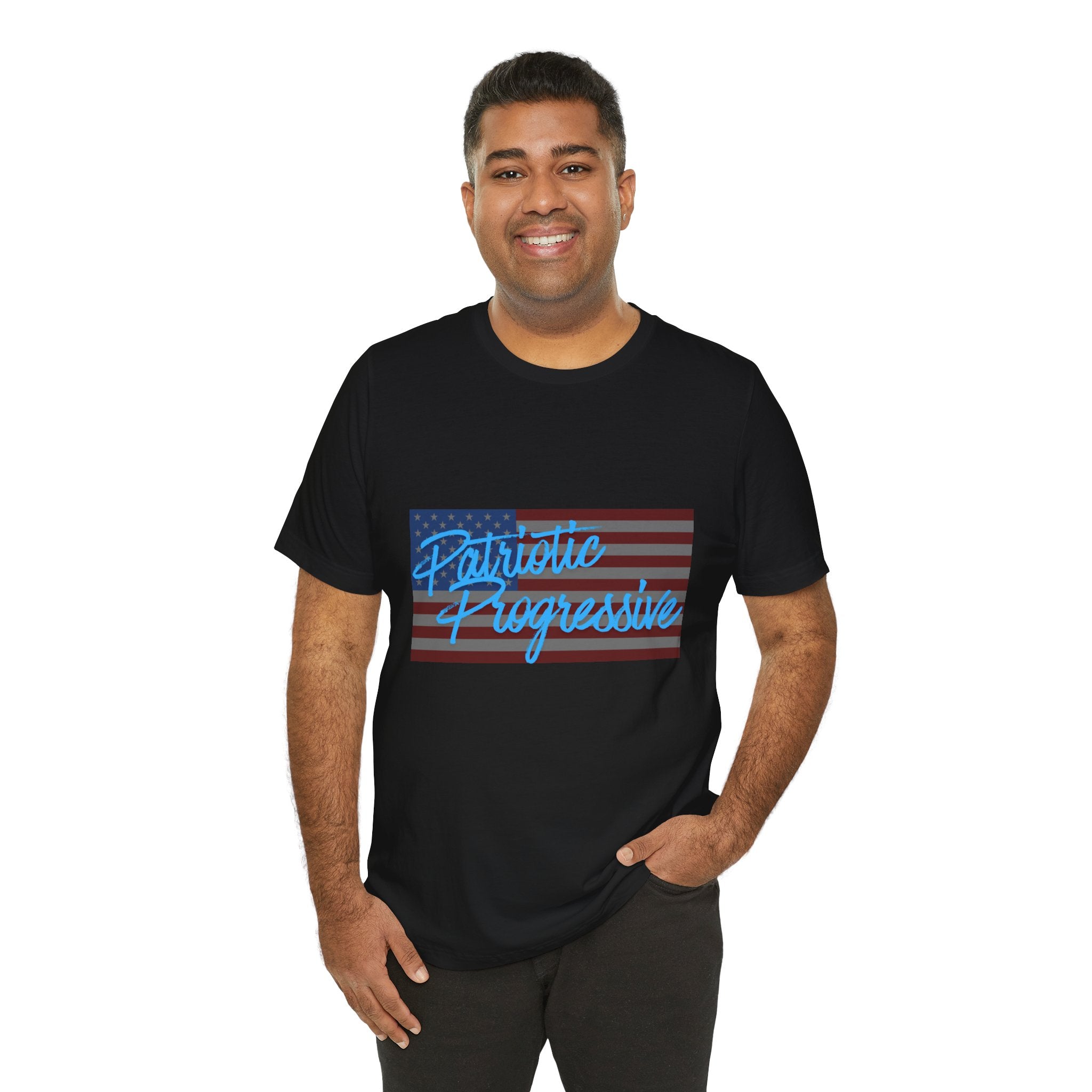 Patriotic Progressive Tee — "We Have More In Common Than You Think, Leftists Love This Country Too" Graphic T-Shirt