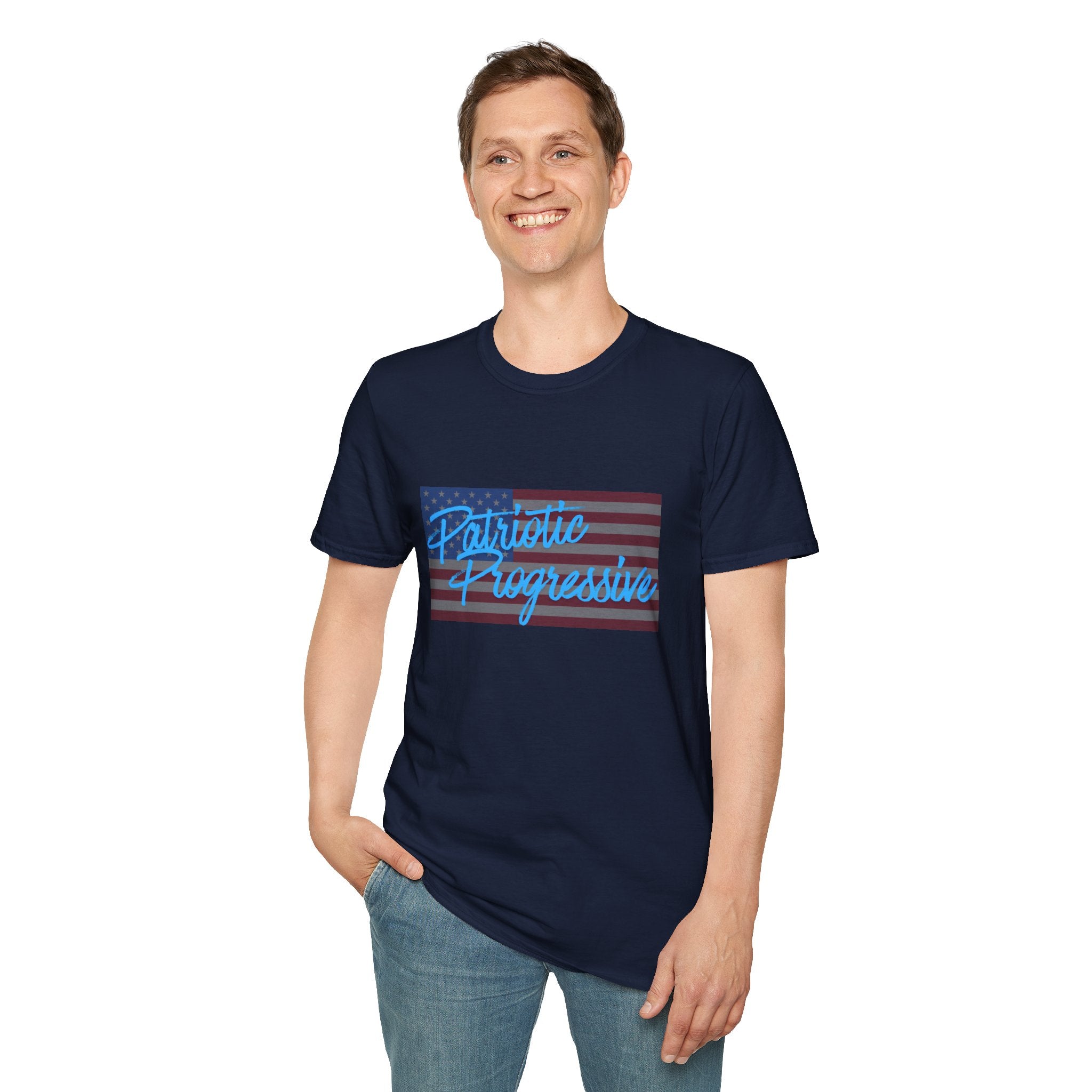 Patriotic Progressive T-Shirt — “Protect Our Planet” Environmental Activist Tee