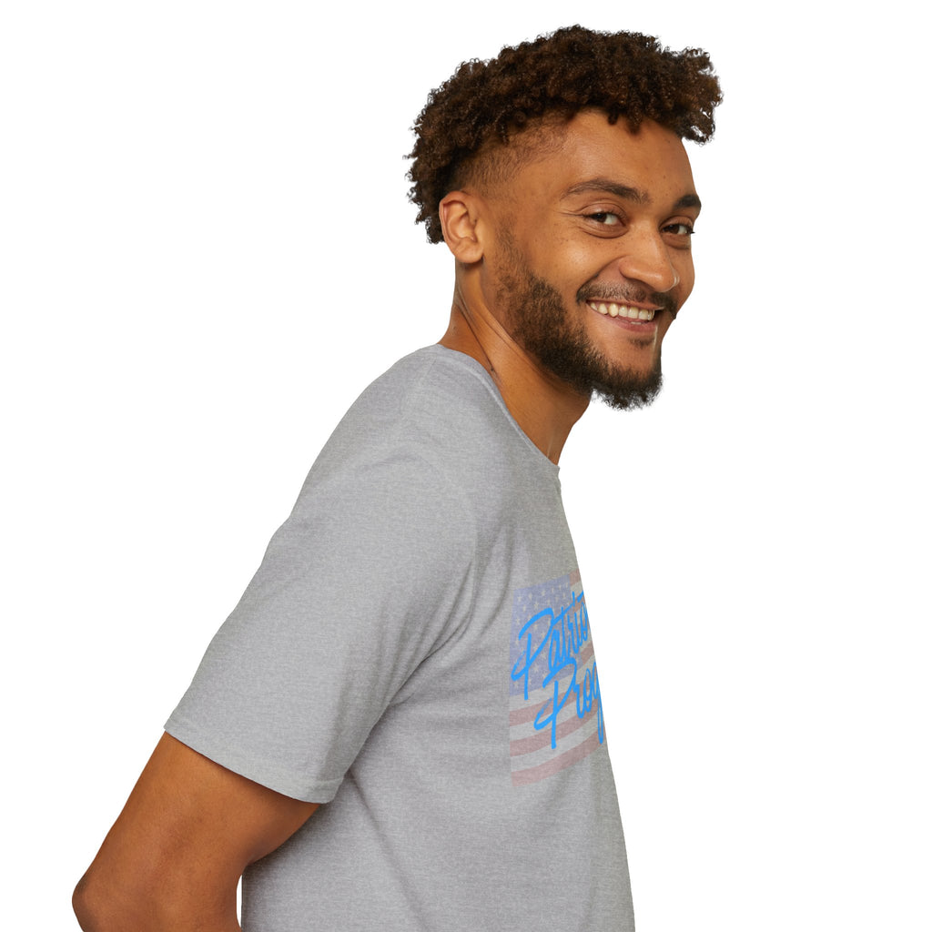 Patriotic Progressive T-Shirt — "Run for Local Government" Back Political Tee