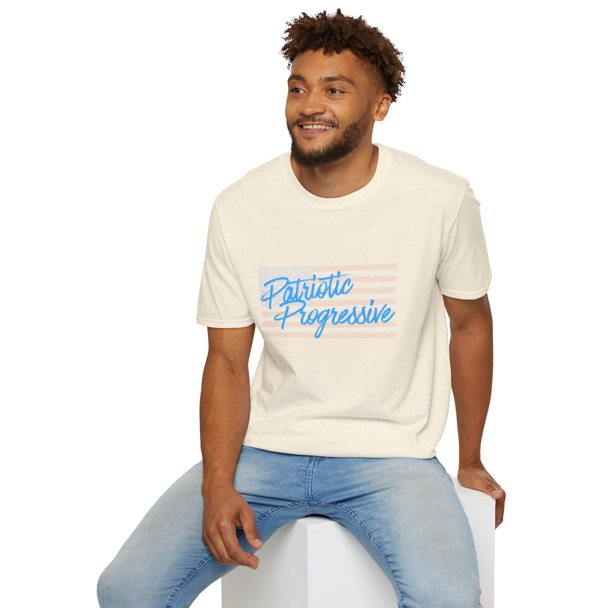 Patriotic Progressive T-Shirt — “Protect Our Planet” Environmental Activist Tee