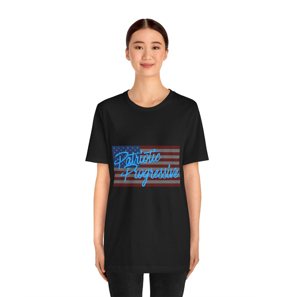 Patriotic Progressive Tee — "We Have More In Common Than You Think, Leftists Love This Country Too" Graphic T-Shirt