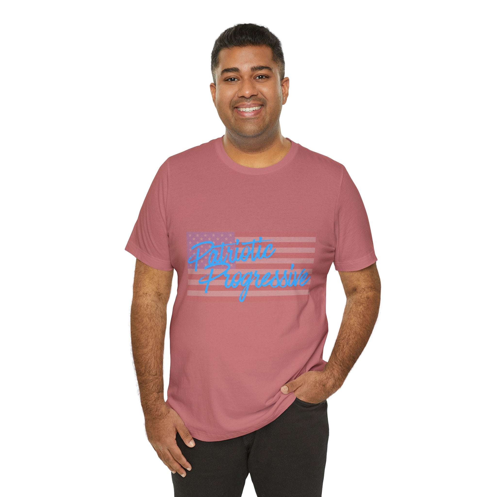 Patriotic Progressive Tee — "We Have More In Common Than You Think, Leftists Love This Country Too" Graphic T-Shirt