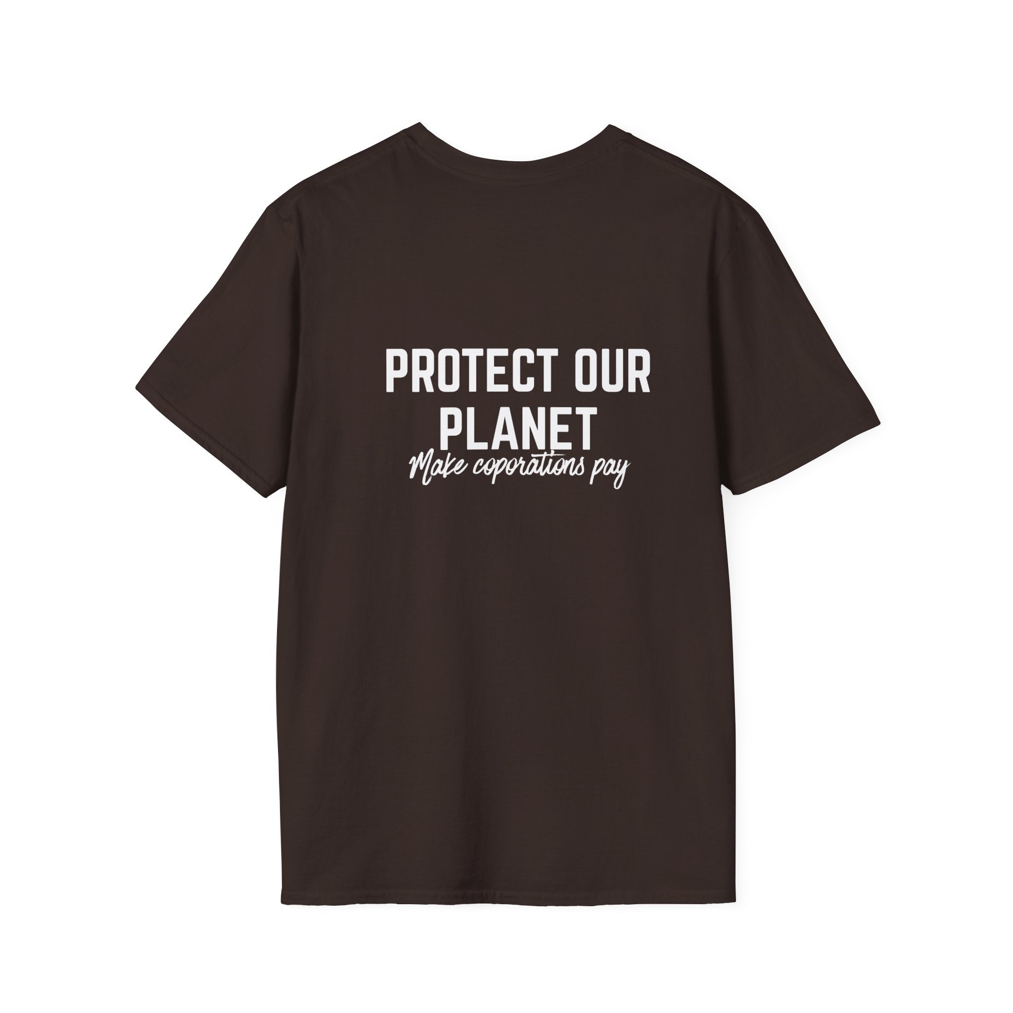 Patriotic Progressive T-Shirt — “Protect Our Planet” Environmental Activist Tee