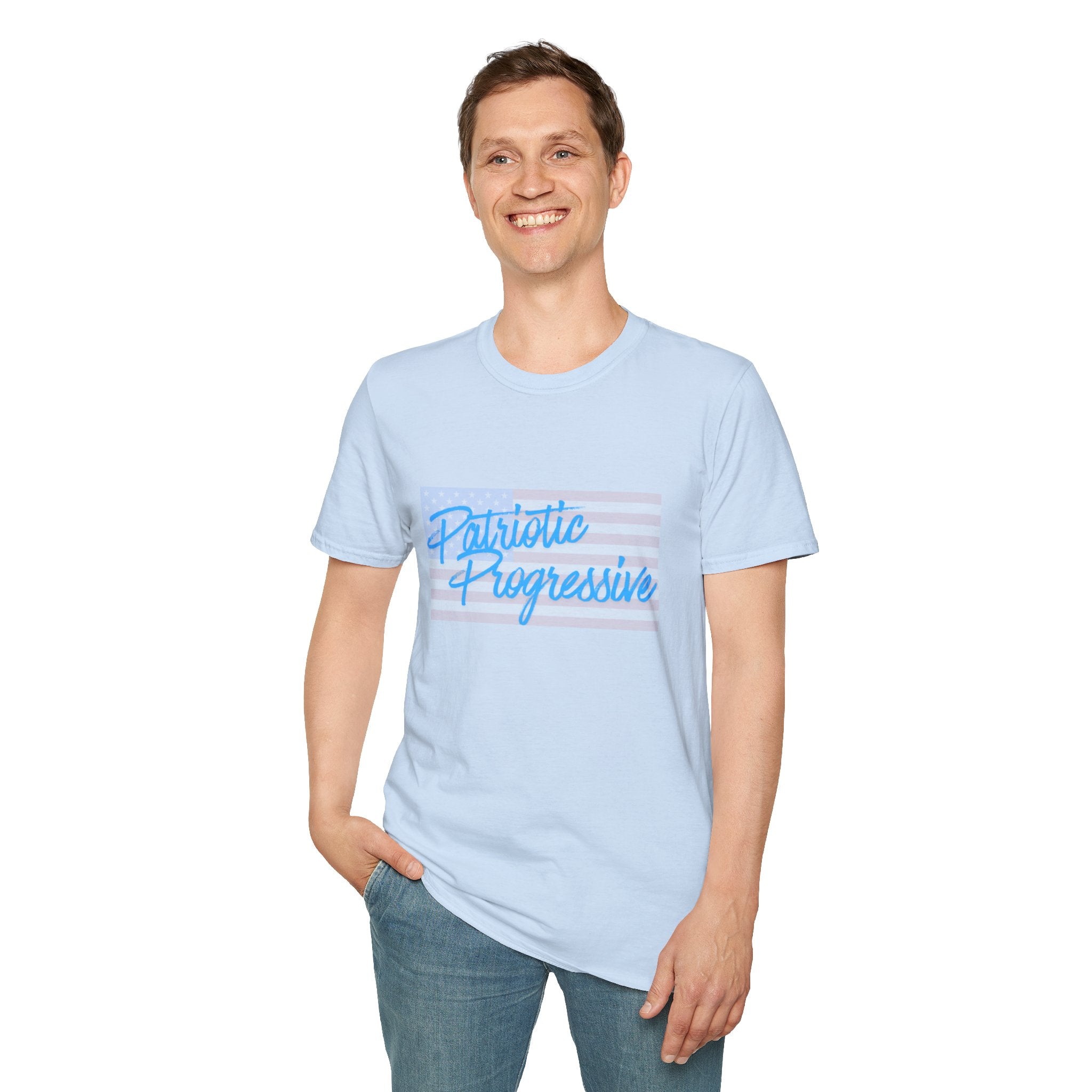 Patriotic Progressive T-Shirt — “Protect Our Planet” Environmental Activist Tee
