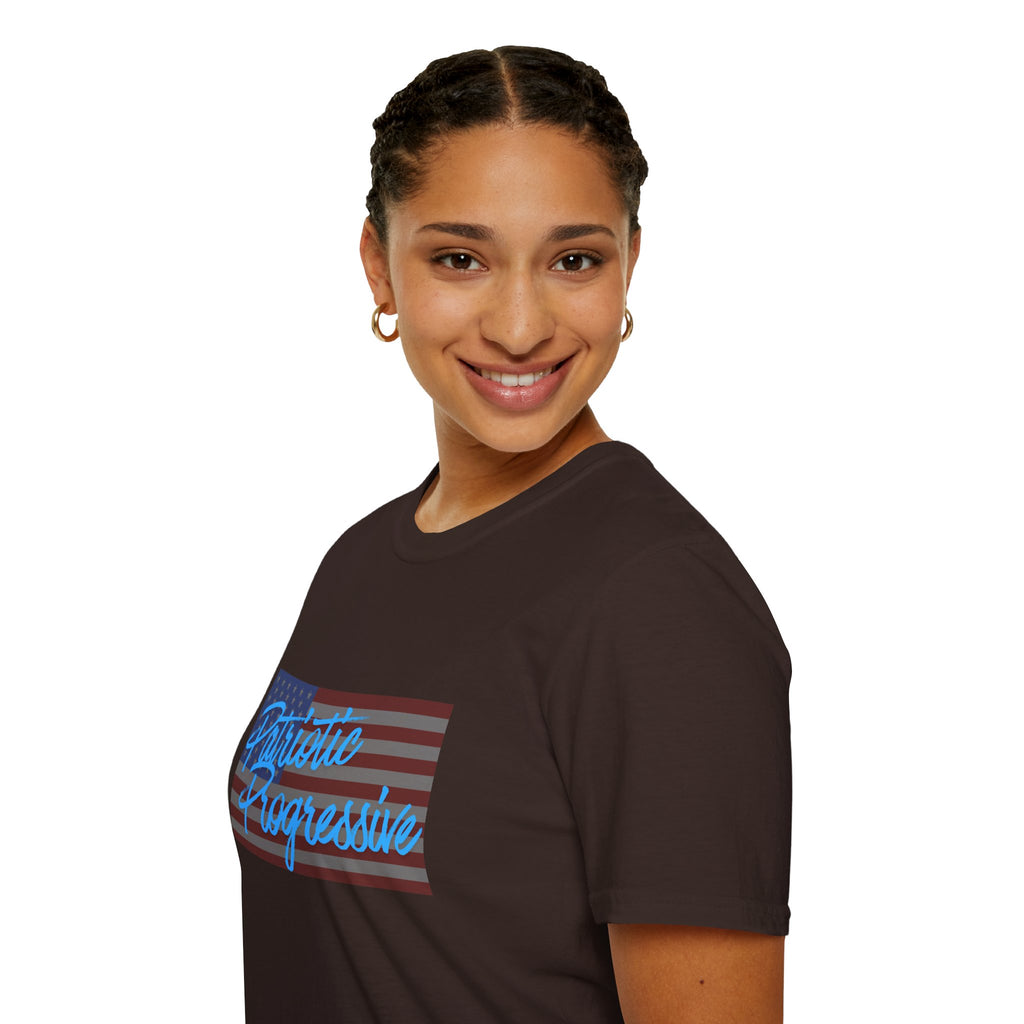 Patriotic Progressive T-Shirt — “Protect Our Planet” Environmental Activist Tee