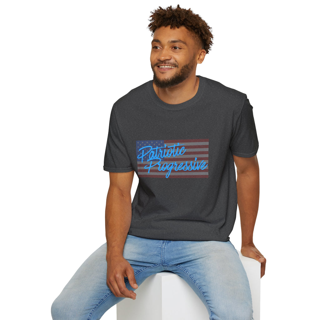 Patriotic Progressive T-Shirt — “Protect Our Planet” Environmental Activist Tee