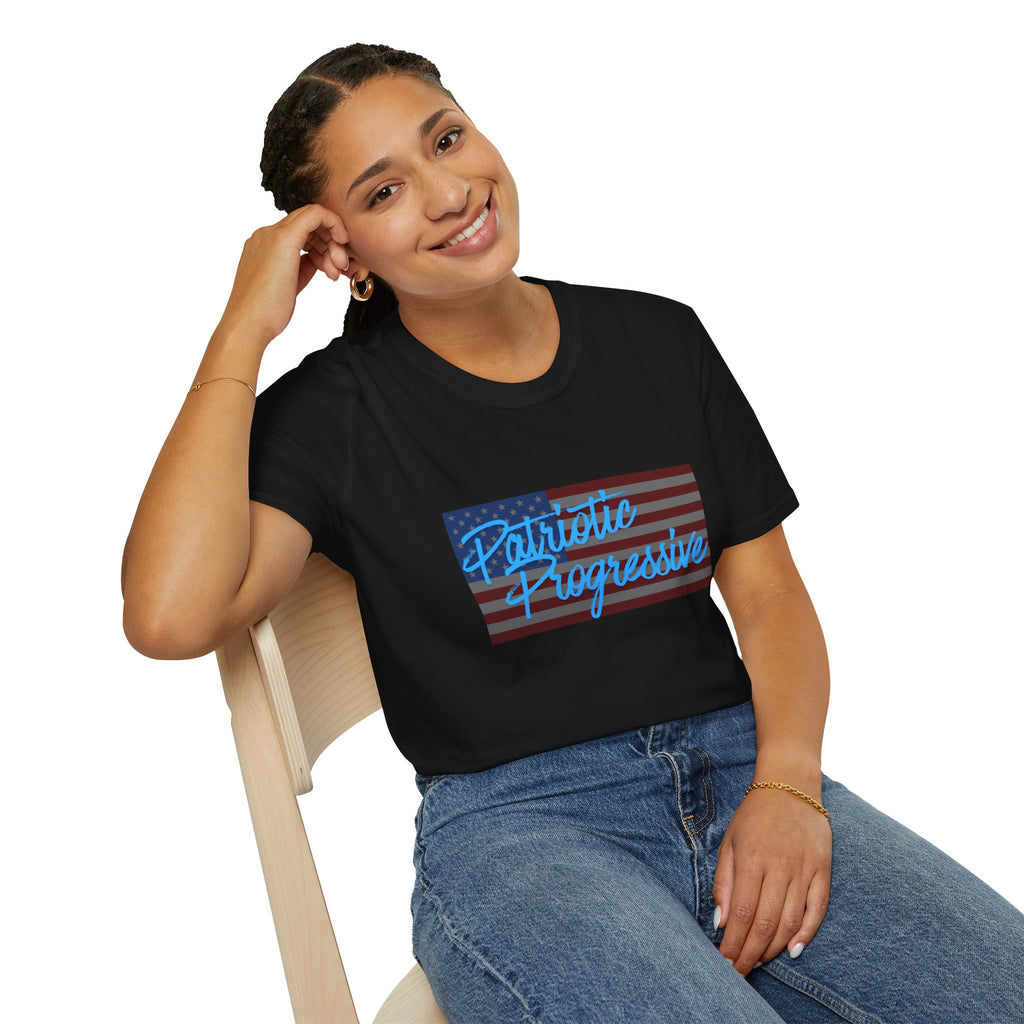 Patriotic Progressive T-Shirt — “Protect Our Planet” Environmental Activist Tee