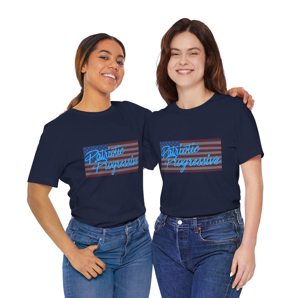 Patriotic Progressive Tee — "We Have More In Common Than You Think, Leftists Love This Country Too" Graphic T-Shirt
