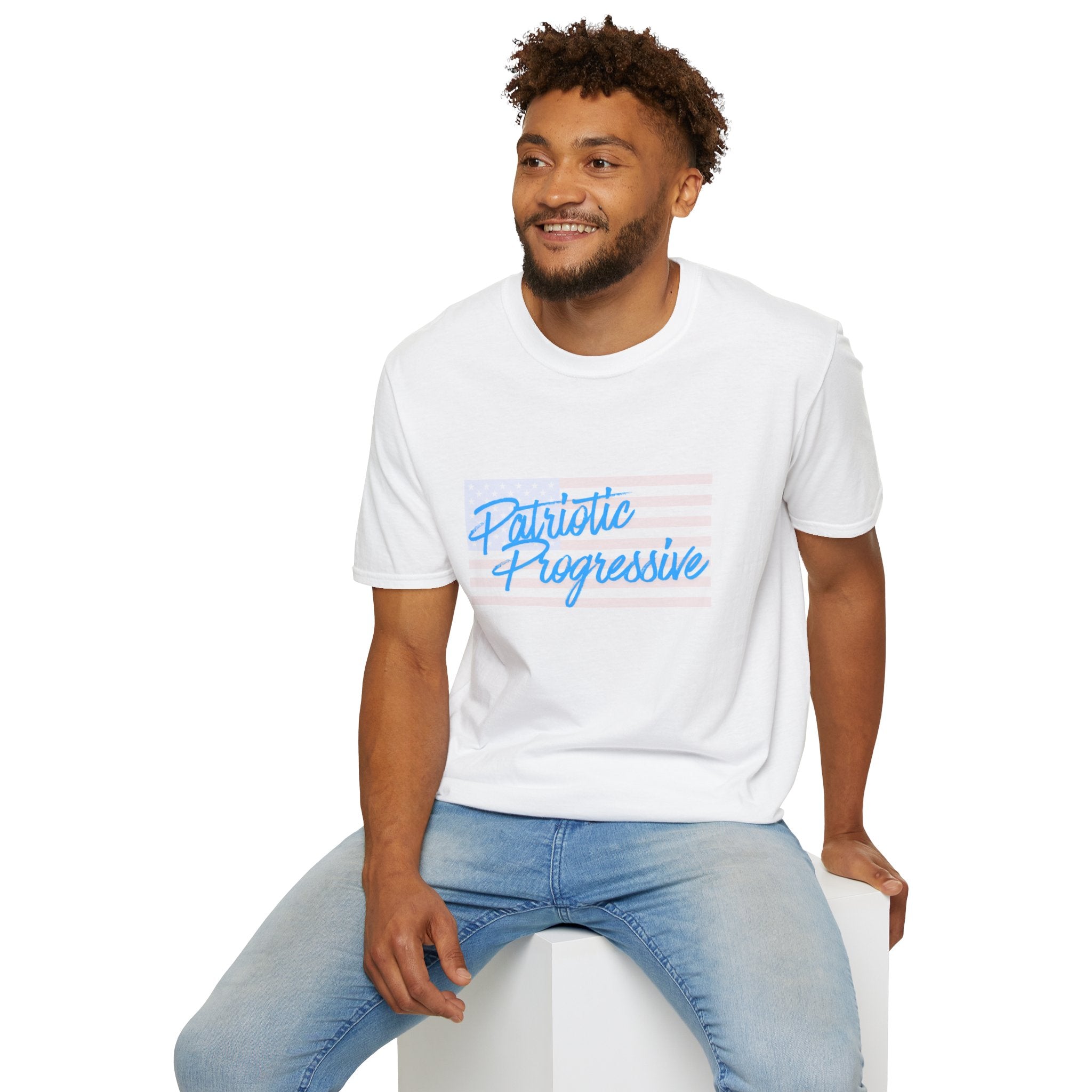 Patriotic Progressive T-Shirt — “Protect Our Planet” Environmental Activist Tee