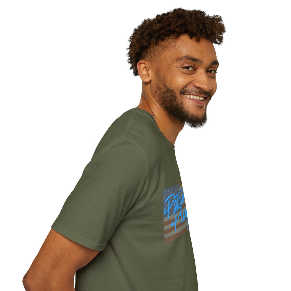 Patriotic Progressive T-Shirt — “Protect Our Planet” Environmental Activist Tee