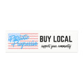 Buy Local Car Magnet — "Patriotic Progressive" Support Your Community Bumper Sticker