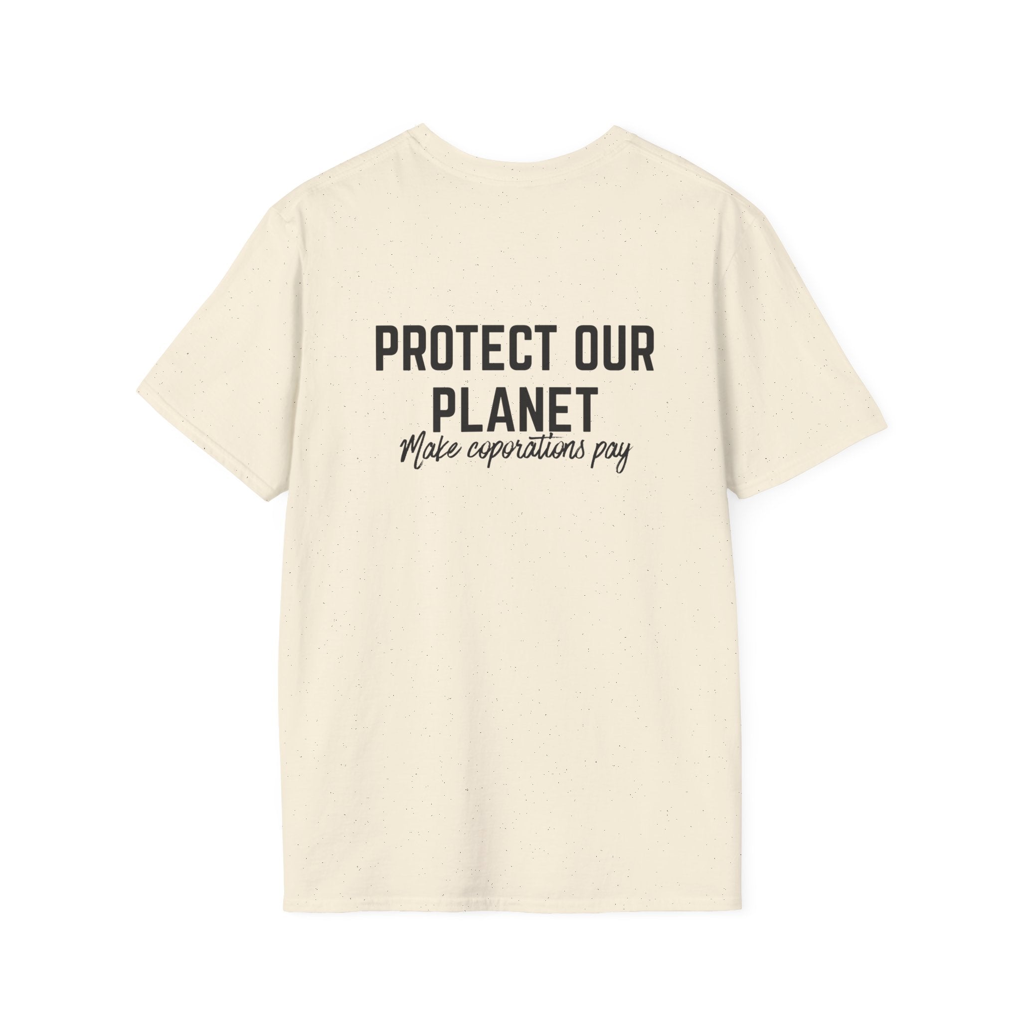 Patriotic Progressive T-Shirt — “Protect Our Planet” Environmental Activist Tee