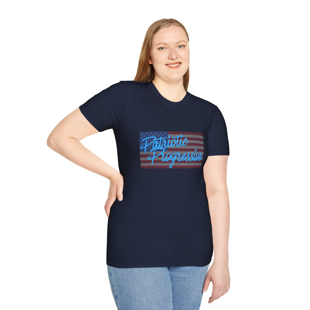 Patriotic Progressive T-Shirt — “Protect Our Planet” Environmental Activist Tee