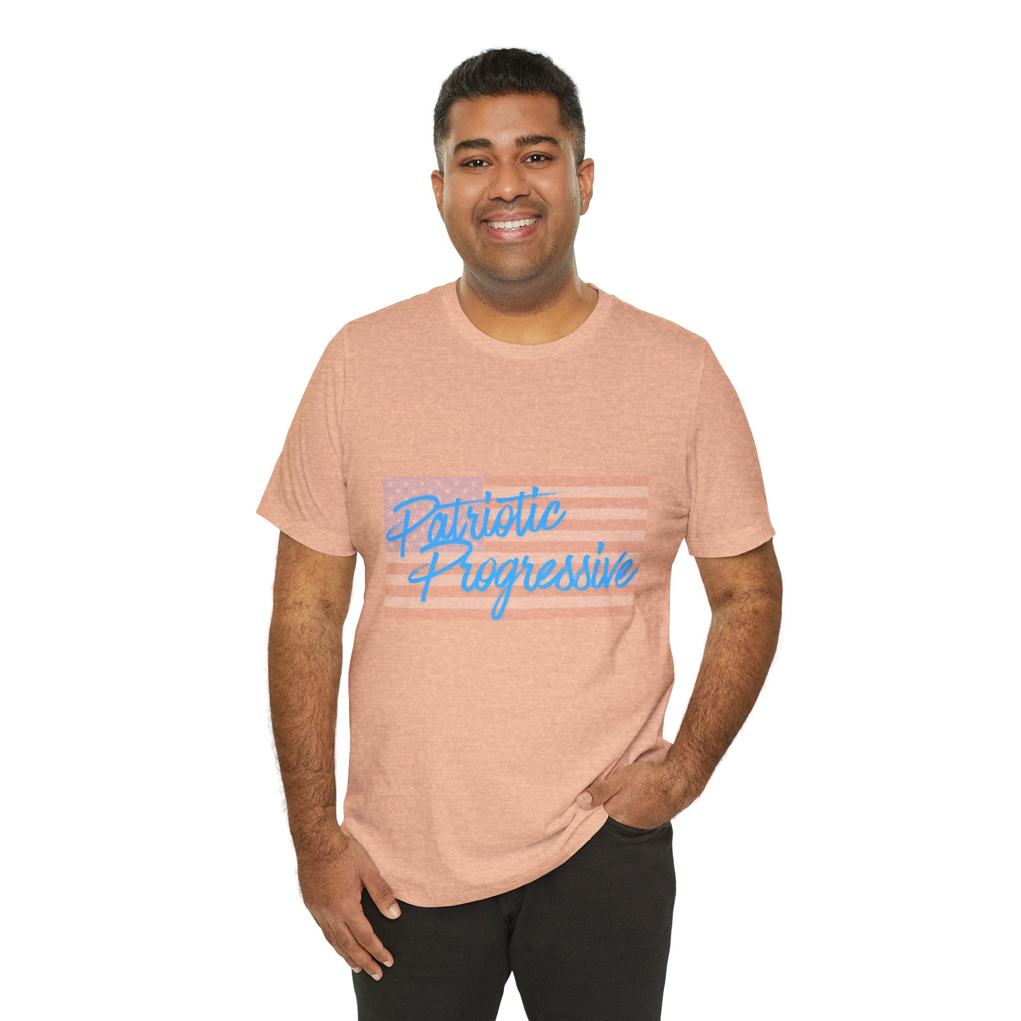 Patriotic Progressive Tee — "We Have More In Common Than You Think, Leftists Love This Country Too" Graphic T-Shirt