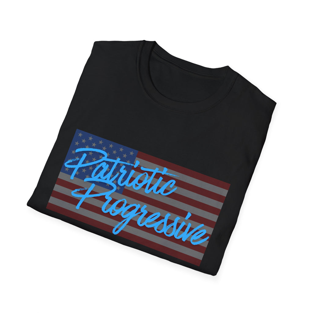 Patriotic Progressive / Armed Leftists Graphic T‑Shirt – Pro‑Gun Control Progressive Political Tee