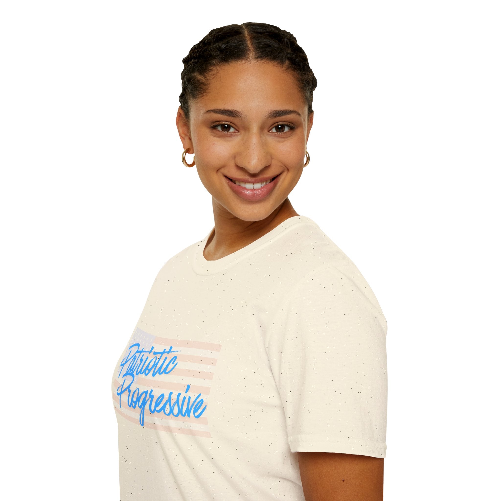 Patriotic Progressive T-Shirt — “Protect Our Planet” Environmental Activist Tee