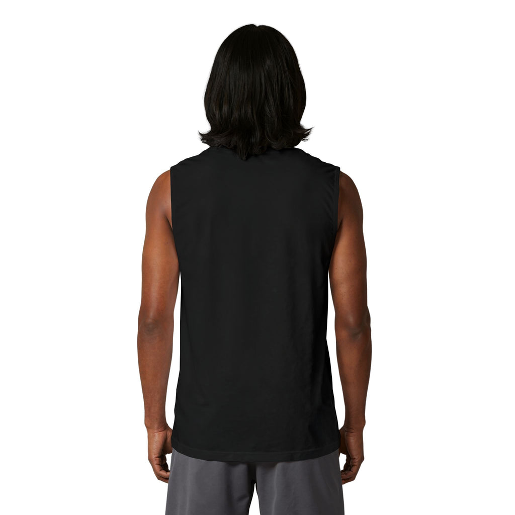 American Flag Muscle Tank — "Loving our Country, while holding it accountable " Patriotic Sleeveless Tee