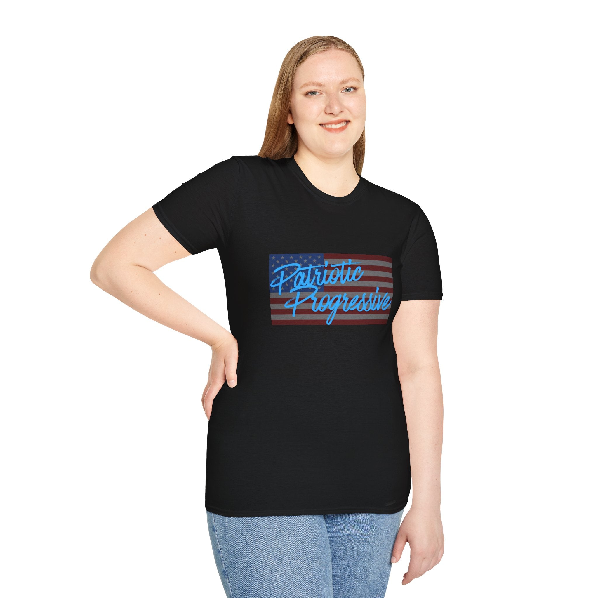 Patriotic Progressive T-Shirt — “Protect Our Planet” Environmental Activist Tee