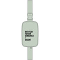 Sling Bag — Embroidered “With Fear For Our Democracy | Dissent” Crossbody