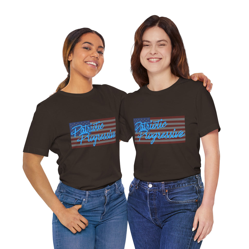 Patriotic Progressive Tee — "We Have More In Common Than You Think, Leftists Love This Country Too" Graphic T-Shirt