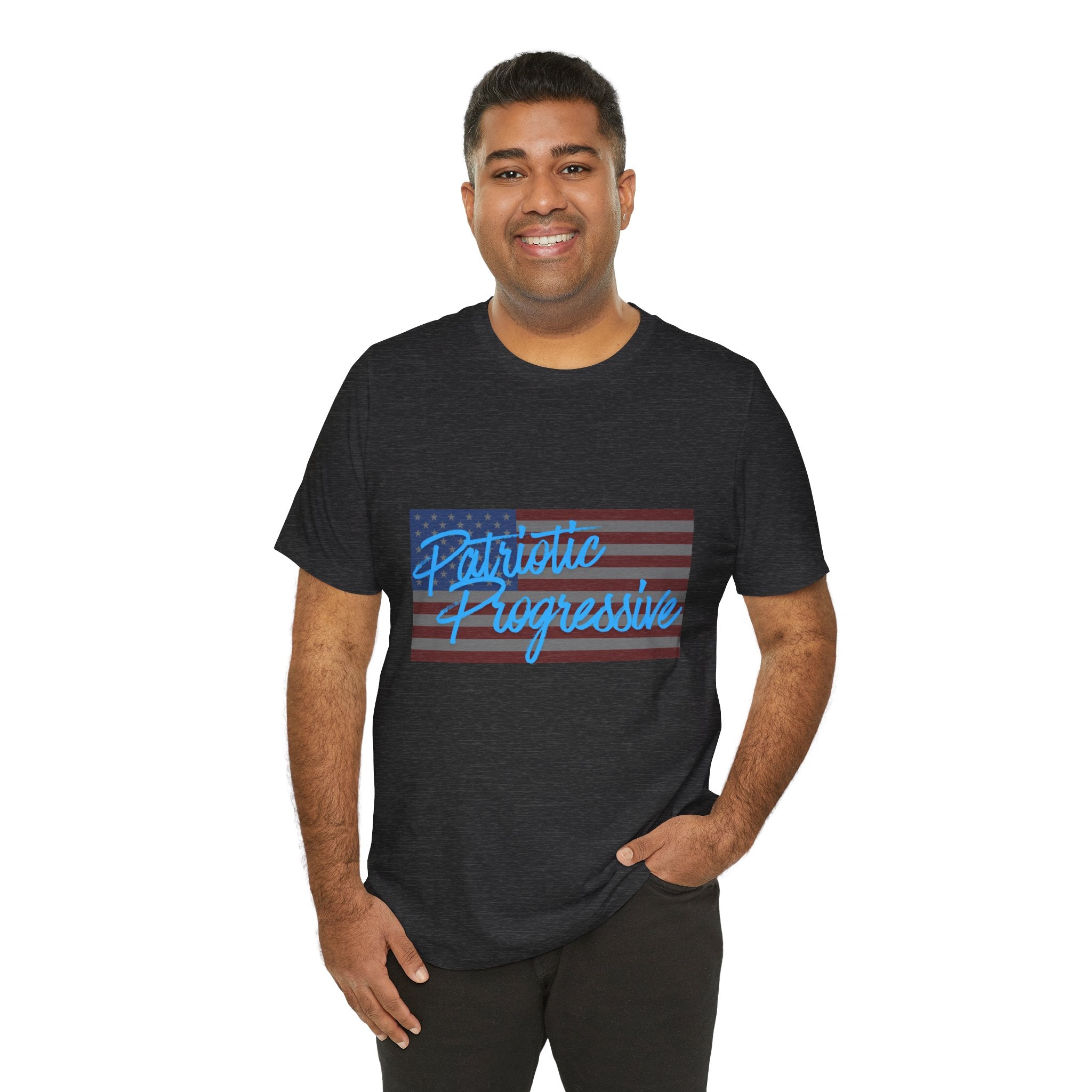 Patriotic Progressive Tee — "We Have More In Common Than You Think, Leftists Love This Country Too" Graphic T-Shirt
