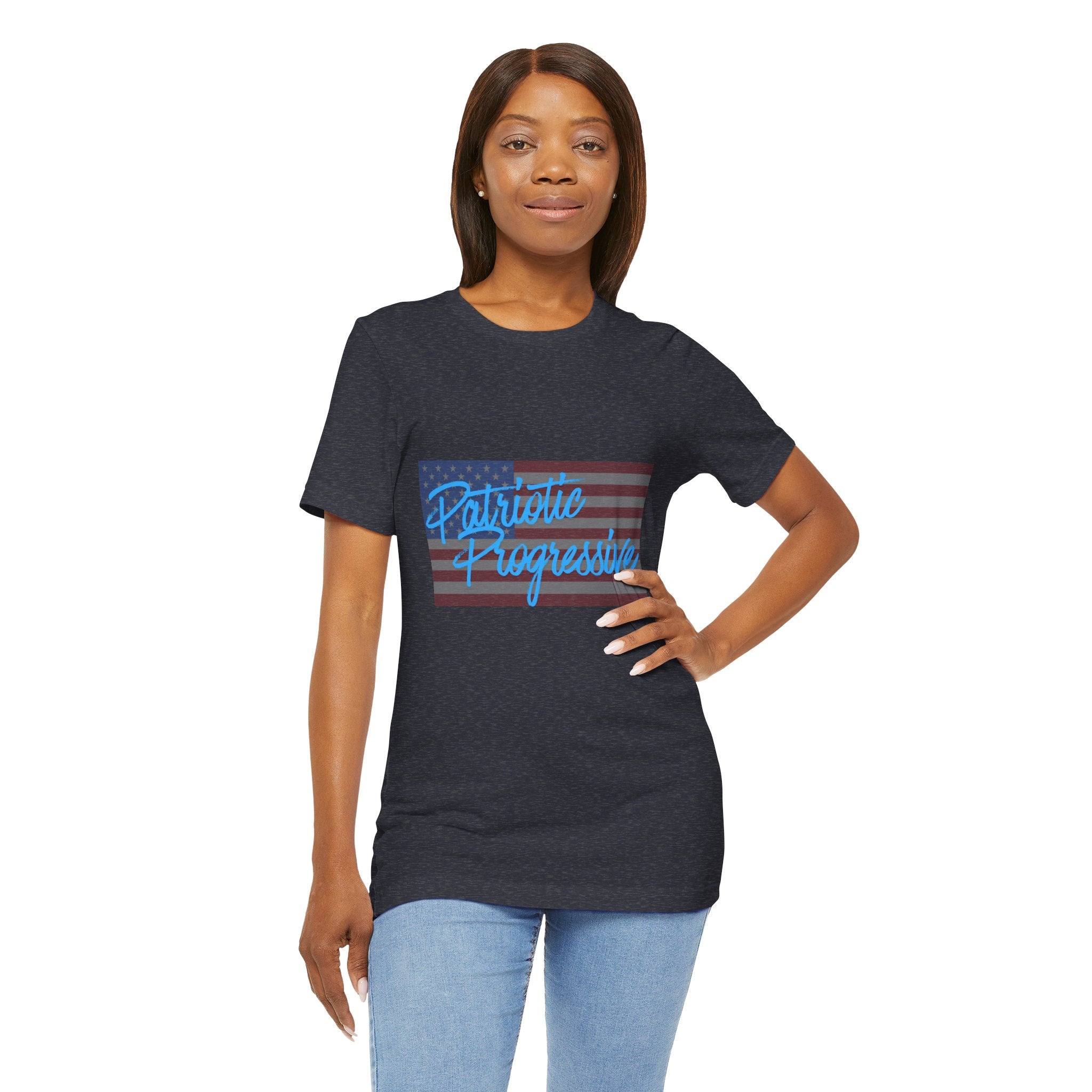 Patriotic Progressive Tee — "We Have More In Common Than You Think, Leftists Love This Country Too" Graphic T-Shirt