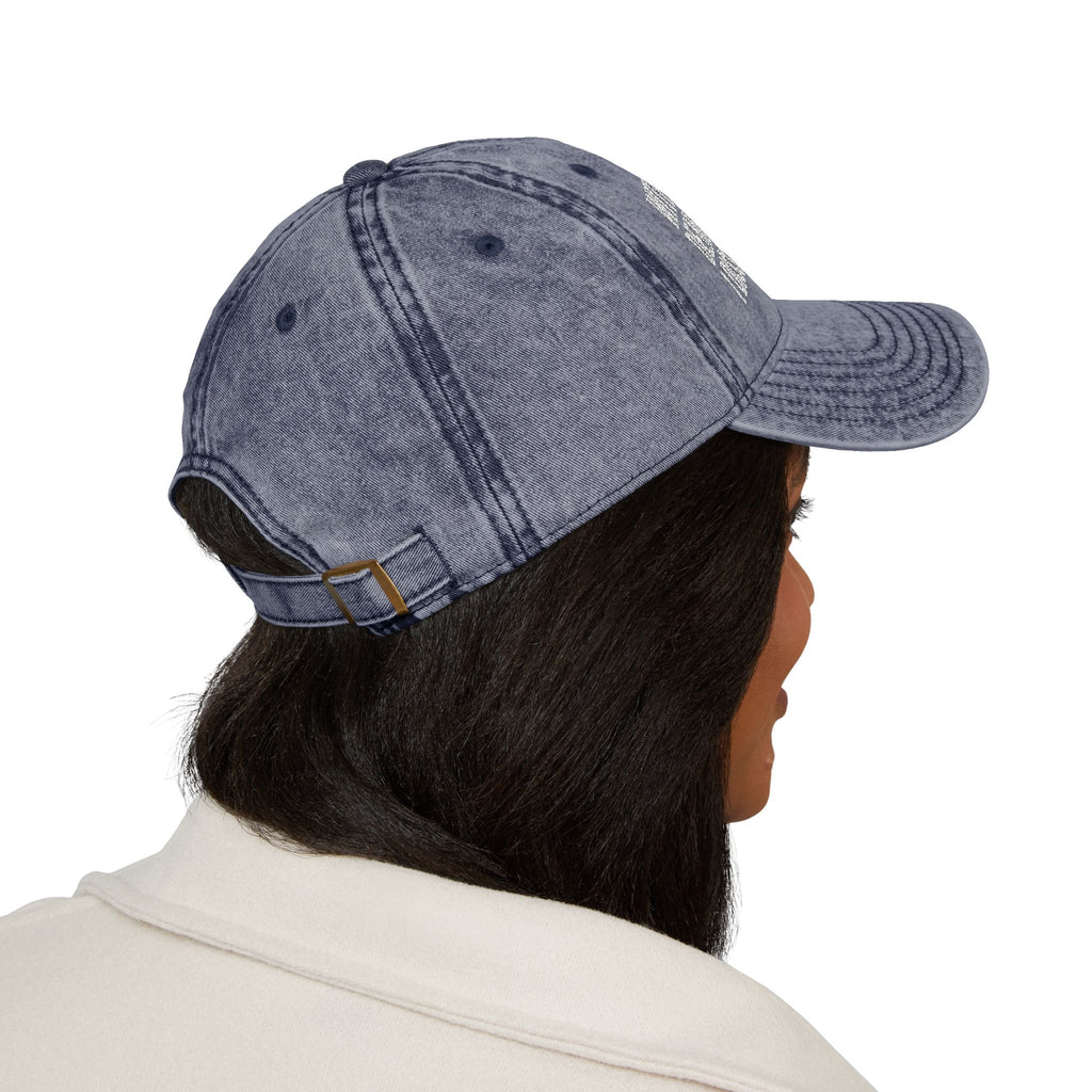 Embroidered Vintage Cap — "With Fear for Our Democracy, I Dissent"