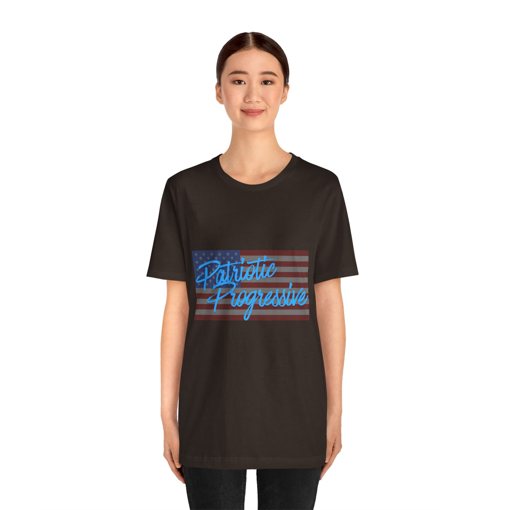 Patriotic Progressive Tee — "We Have More In Common Than You Think, Leftists Love This Country Too" Graphic T-Shirt
