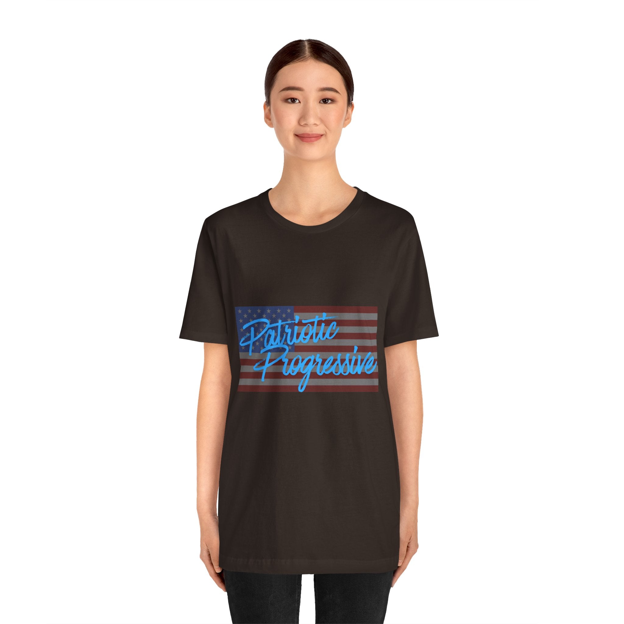 Patriotic Progressive Tee — "We Have More In Common Than You Think, Leftists Love This Country Too" Graphic T-Shirt