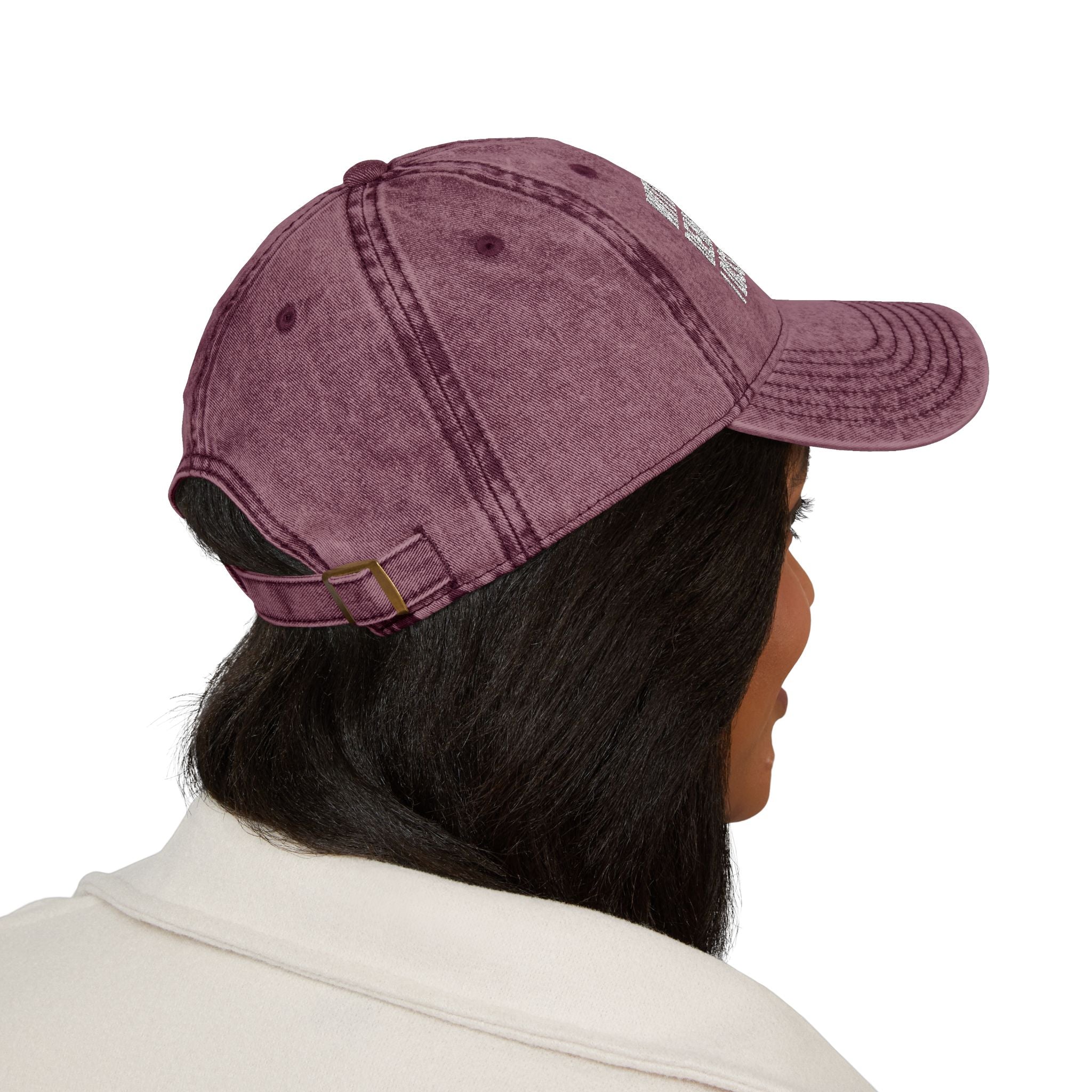 Embroidered Vintage Cap — "With Fear for Our Democracy, I Dissent"