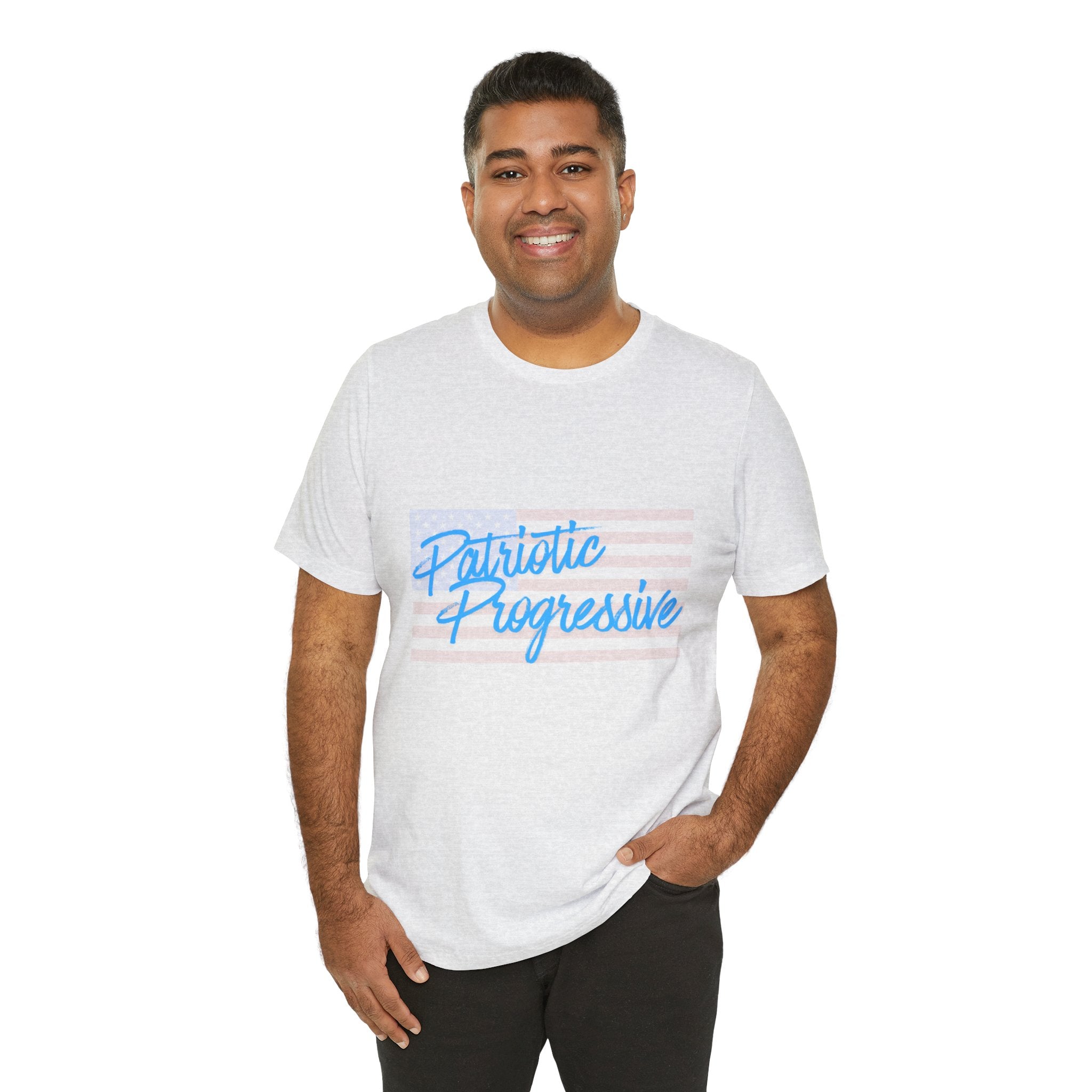 Patriotic Progressive Tee — "We Have More In Common Than You Think, Leftists Love This Country Too" Graphic T-Shirt